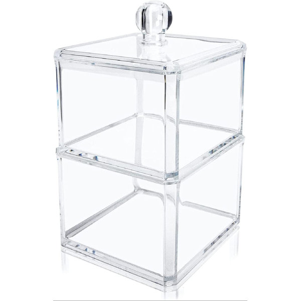 Rebrilliant Jusztina Acrylic Bathroom Storage Container Wayfair